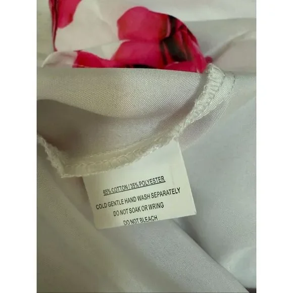 Here comes the sun maxi floral dress cotton blend size L - Picture 9 of 9